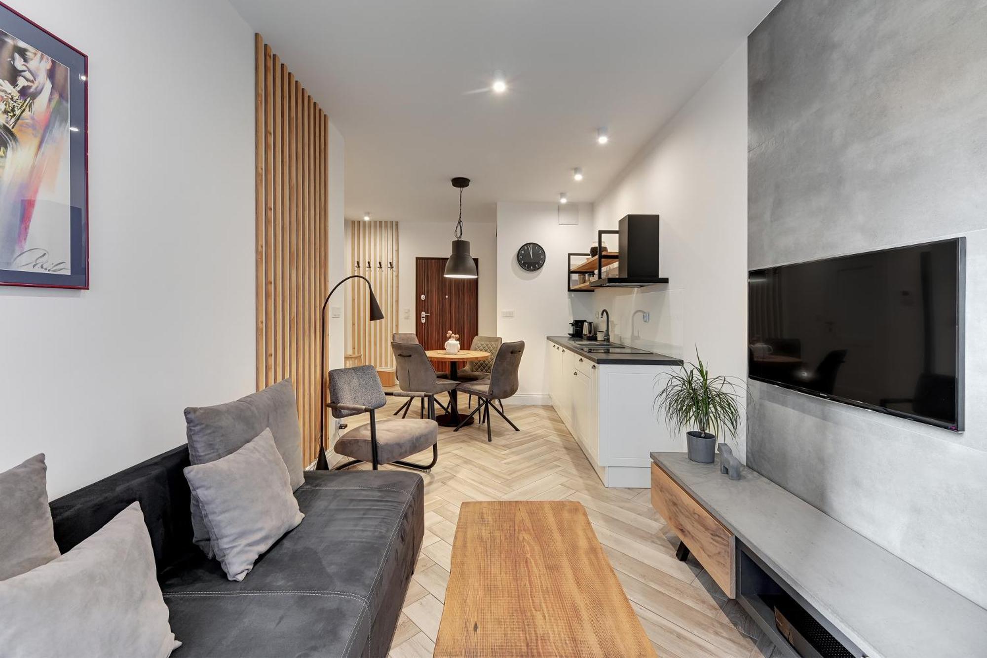 Aura III Apartments & Free Parking By Downtown Apartments グダニスク 部屋 写真